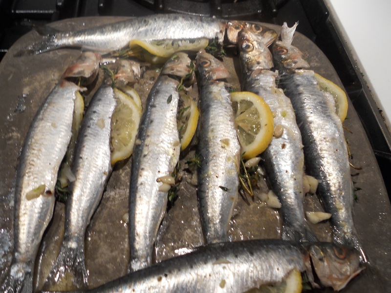 Sardines With Lemon and Thyme