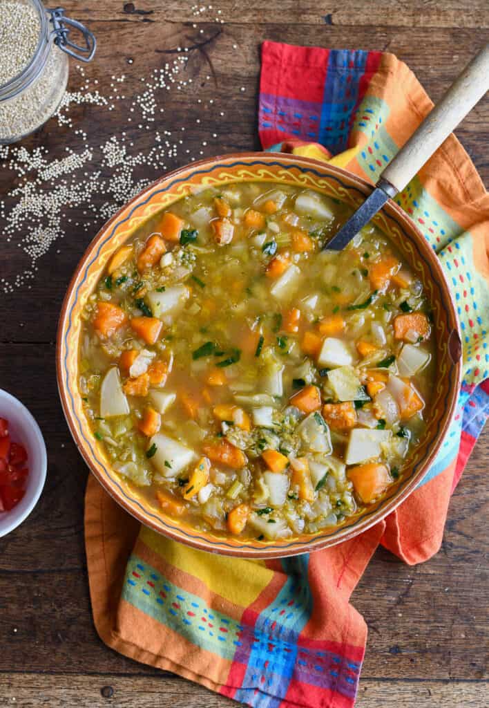 Peruvian Quinoa Soup | Eat Well Enjoy Life