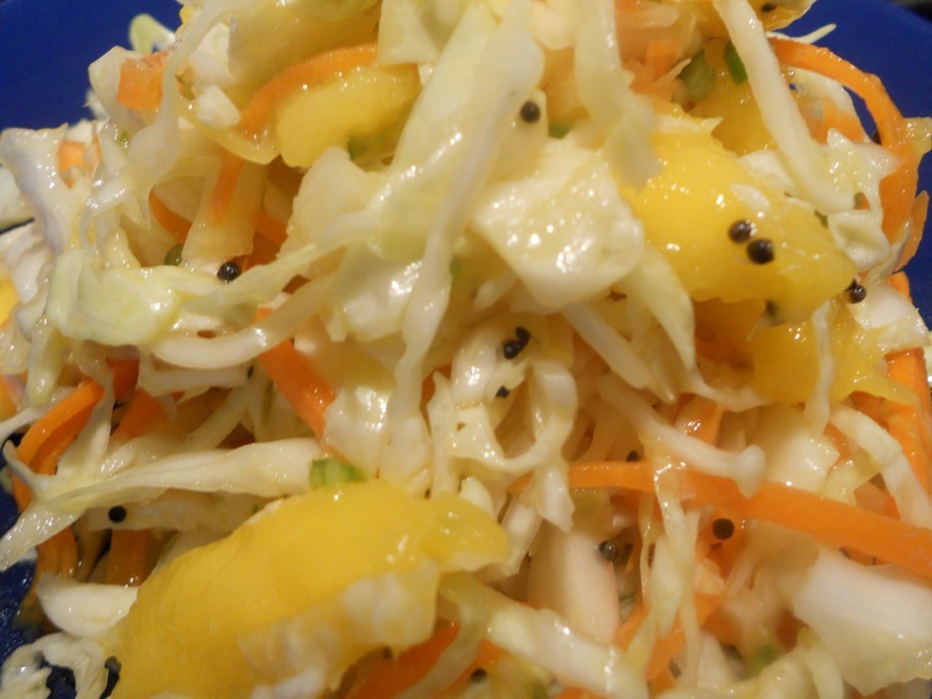 Indian Cabbage and Mango Salad