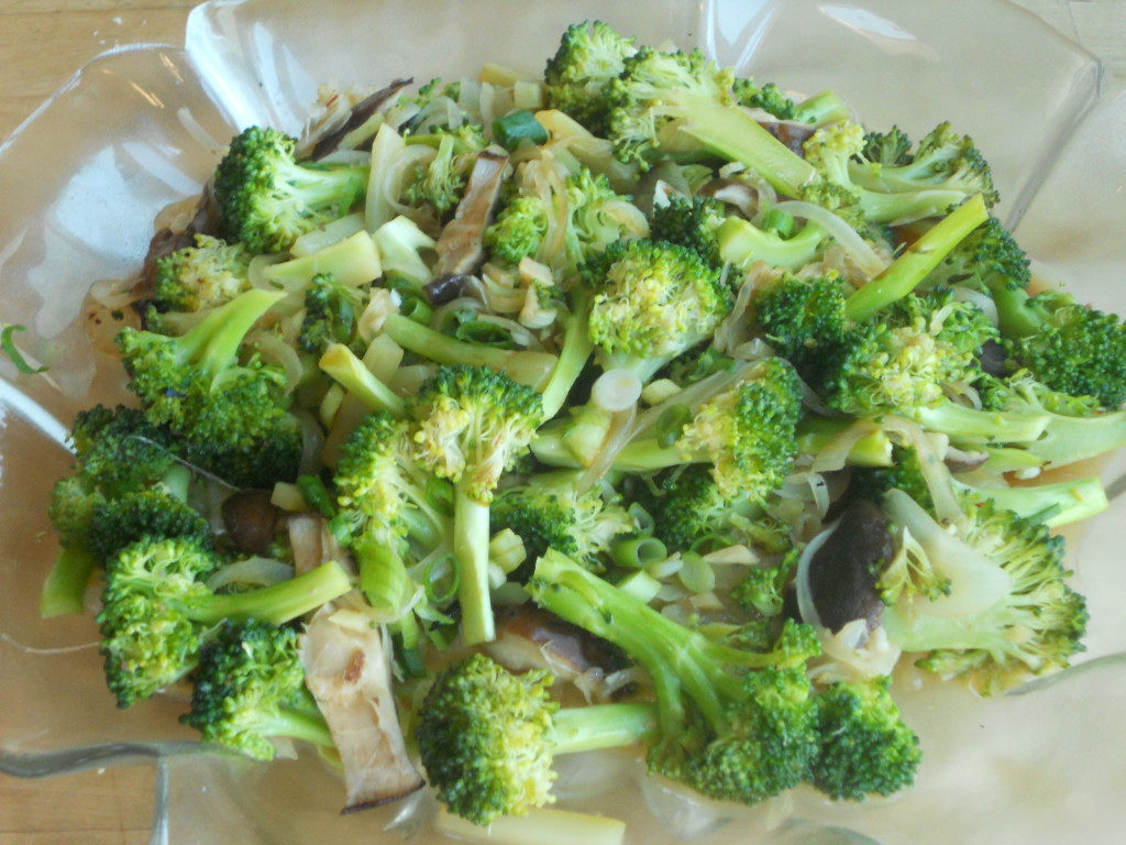 Broccoli Mushroom Stir Fry