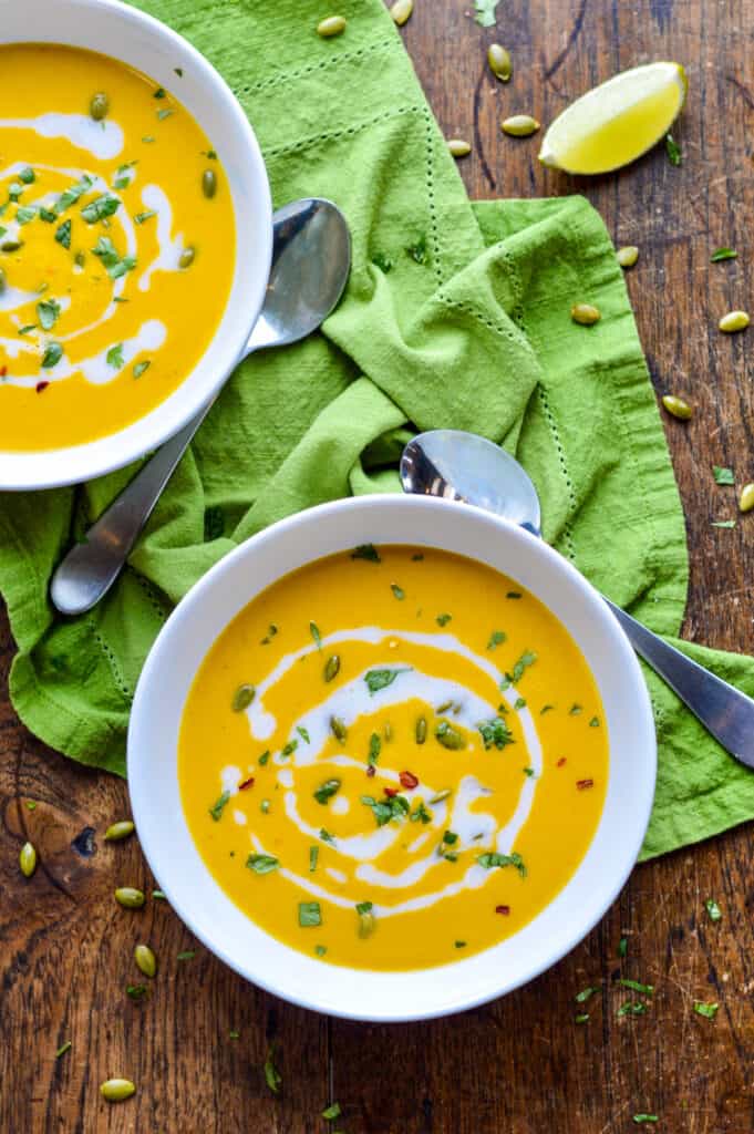 Easy Thai Pumpkin Soup {Paleo Vegan} | Eat Well Enjoy Liife