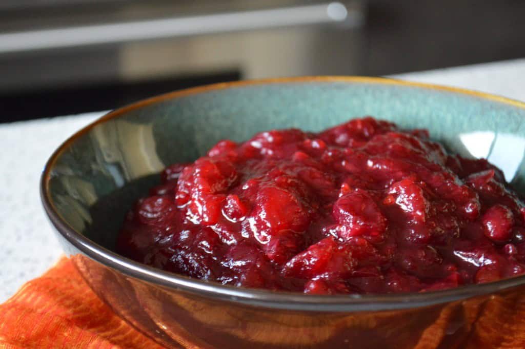 Orange Cardamom Cranberry Sauce