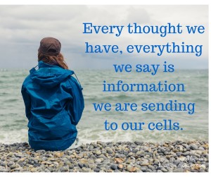 Information to our cells.