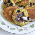 Avocado Blueberry Pancakes