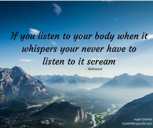 Listen to your Body