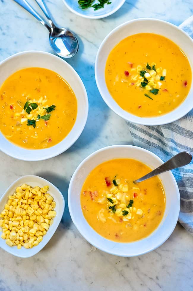 Creamy Vegan Corn Chowder