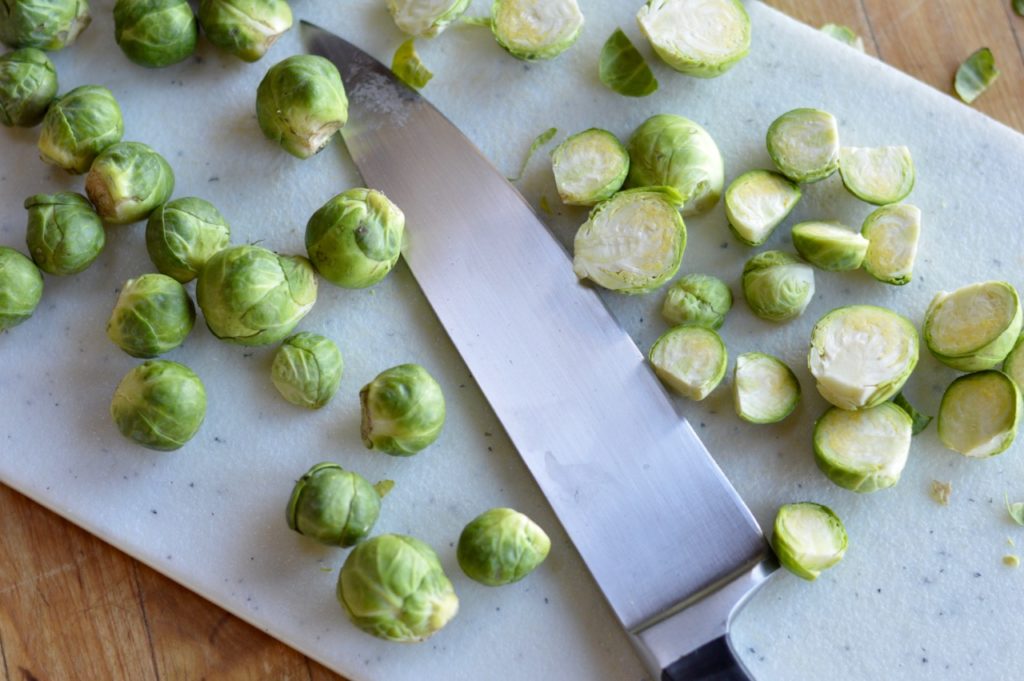 Roasted Miso Brussels Sprouts