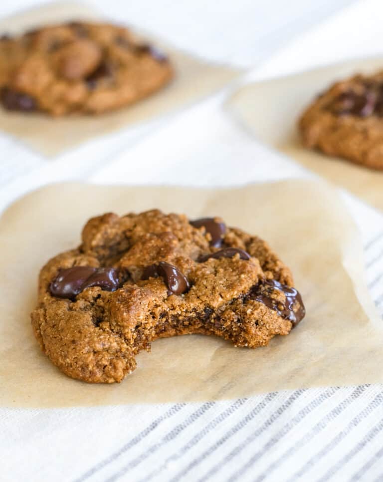 Soft & Chewy Paleo Chocolate Chip Cookies