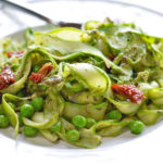 Vegan Pesto Asparagus Noodles