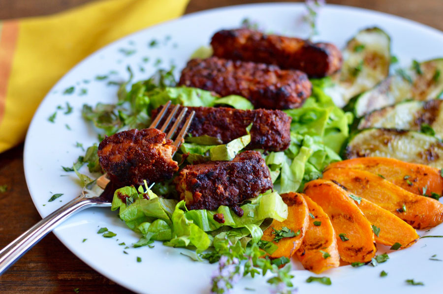Marinated Grilled Tempeh