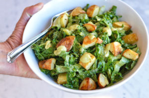 Kale & Romaine Caesar Salad