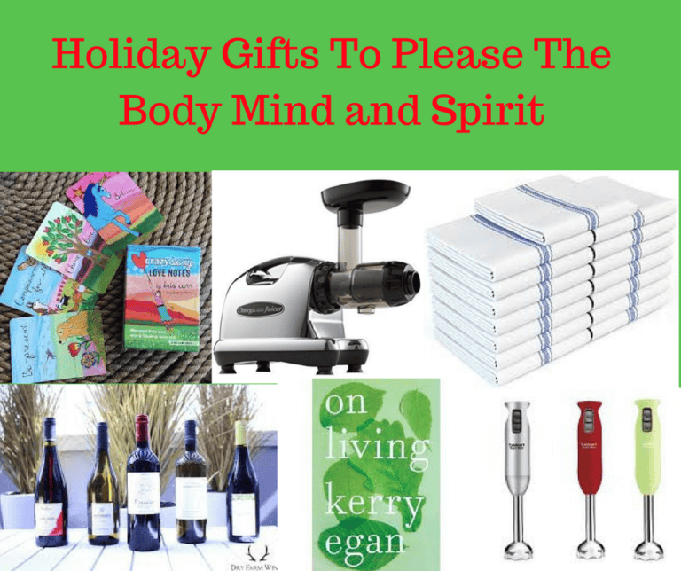 Holiday Gifts To Please The Body Mind and Spirit
