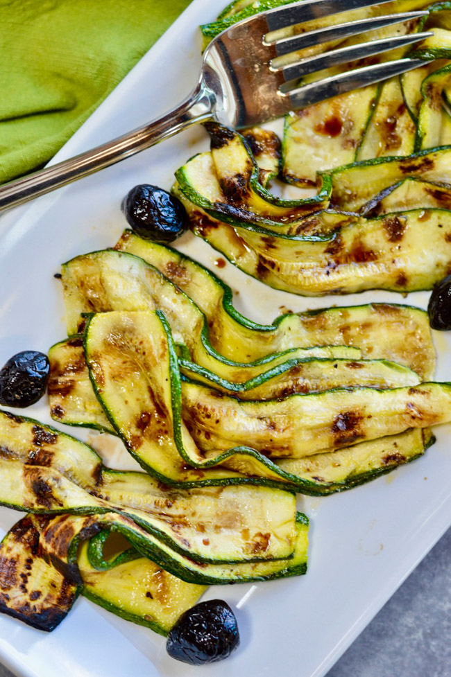 3 Ingredient Grilled Zucchini | Easy Vegetable Dish