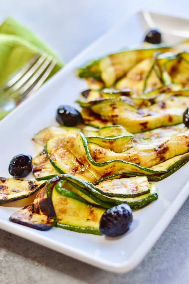 3 Ingredient Grilled Zucchini