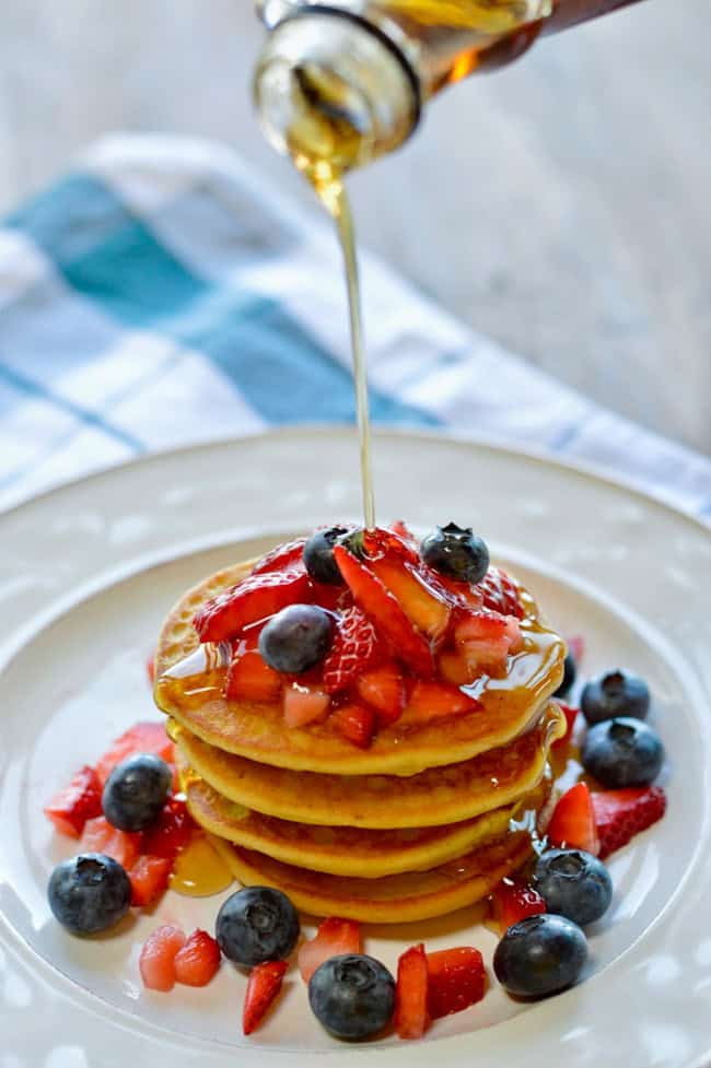 Fluffy Almond Flour Pancakes