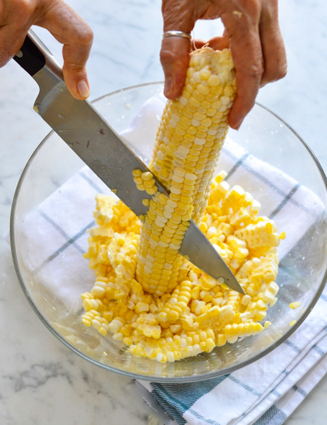 Corn Soup with Fresh Herbs