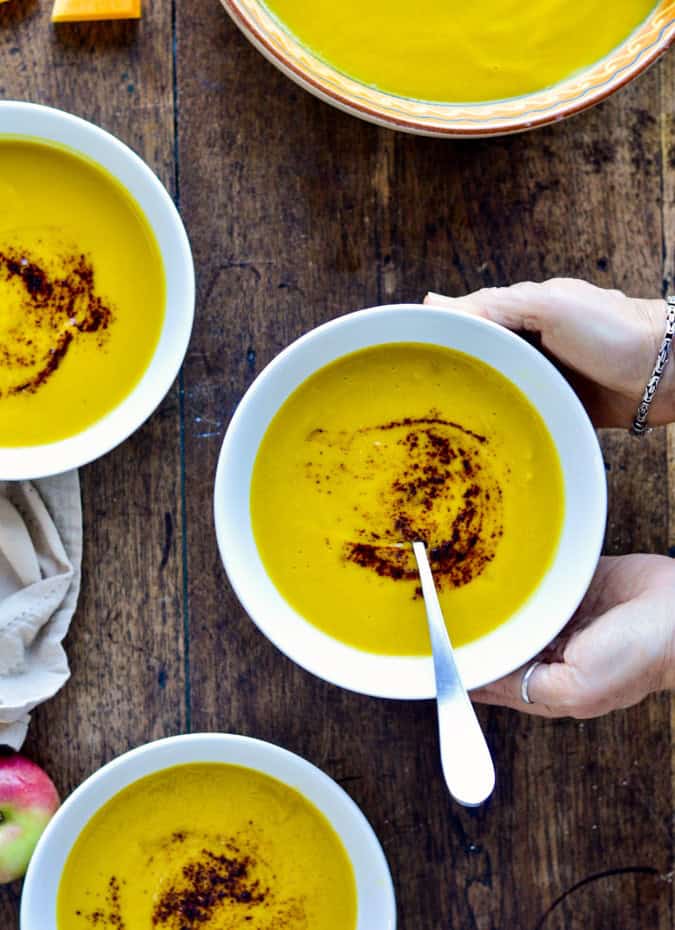 Healing Autumn Vegetable Turmeric Soup