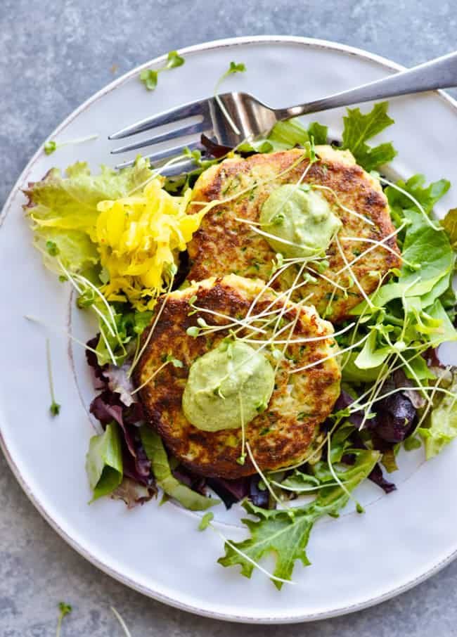 Vegetable Fritters Alone