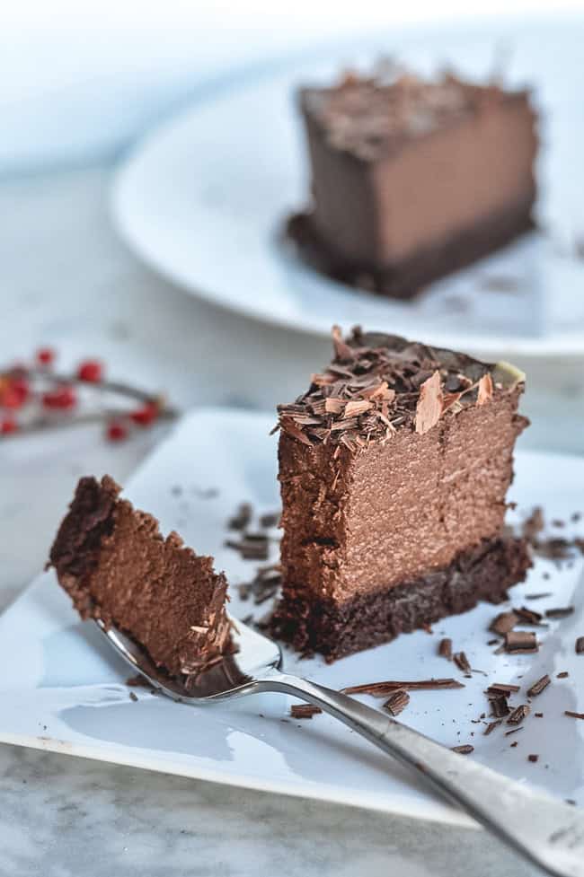 Vegan Chocolate Mousse Cake - School Night Vegan