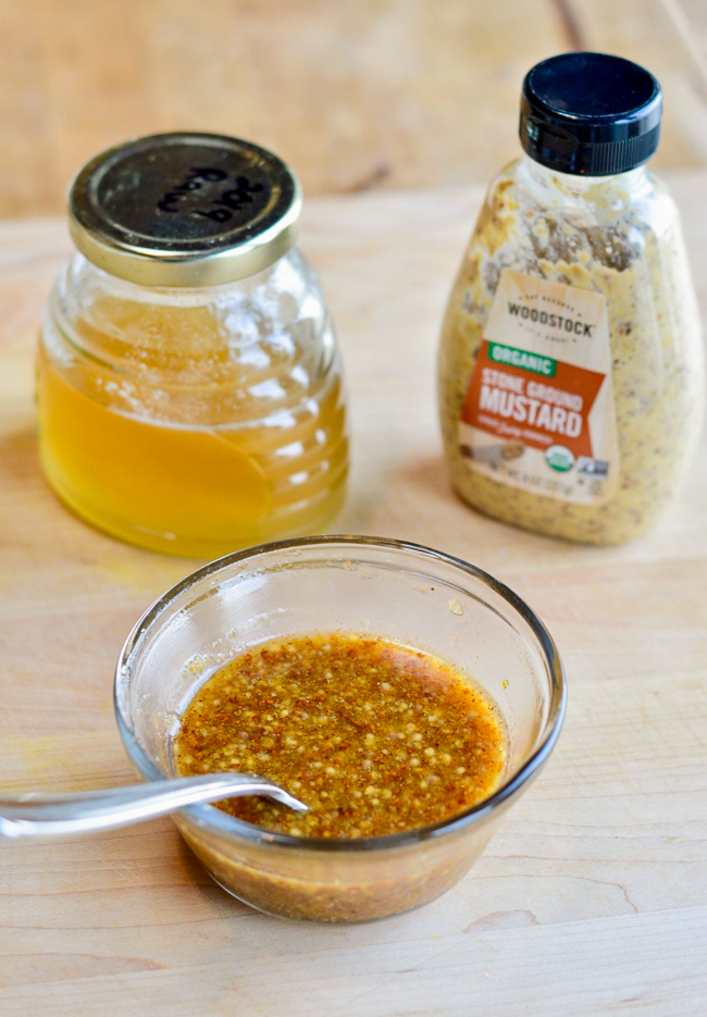 3 Ingredient Honey Mustard Chicken Thighs | Paleo Gluten Free