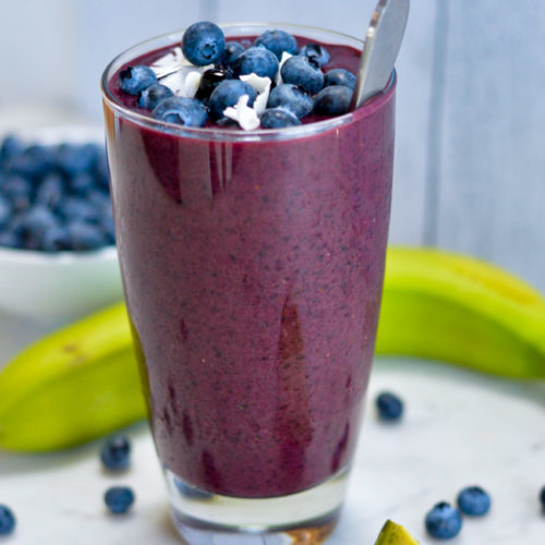 Balancing Creamy Blueberry Smoothie | Eat Well Enjoy Life