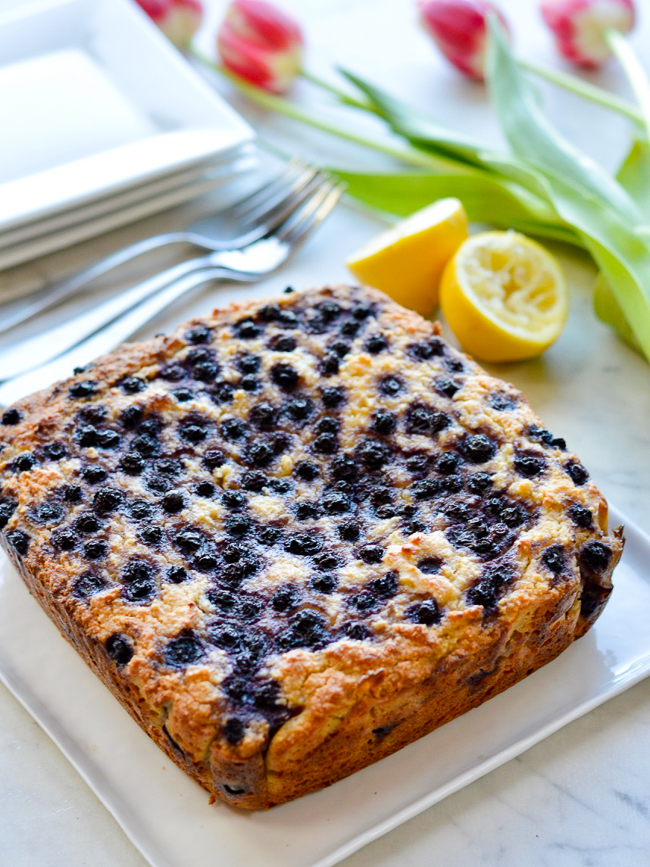 Lemon Blueberry Cake Whole