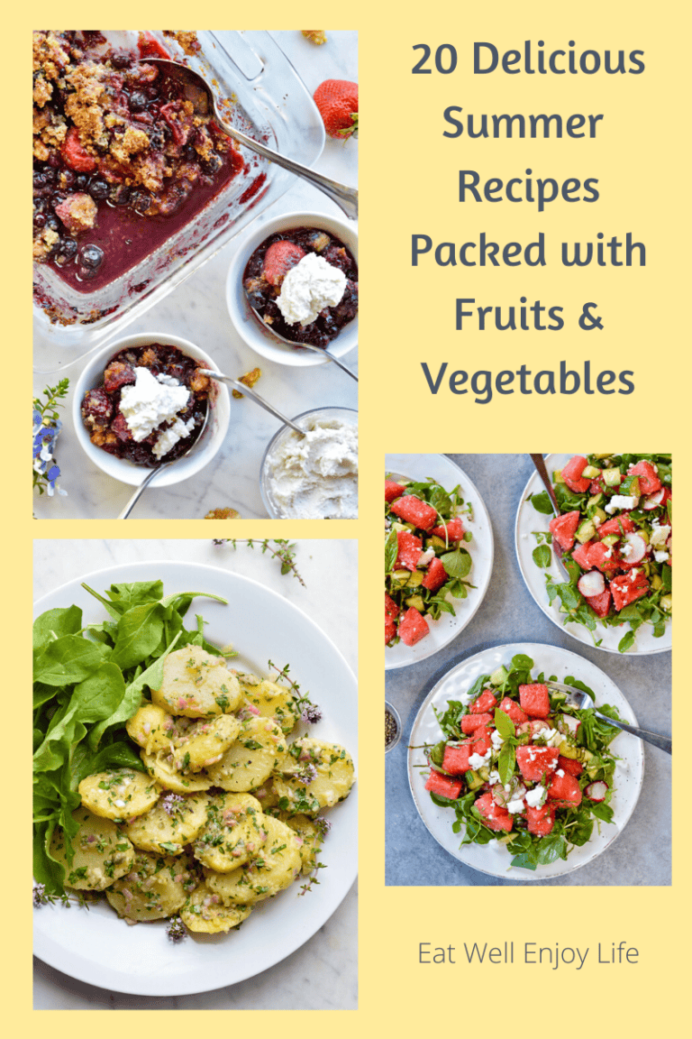 20 Delicious Summer Recipes Packed with Fresh Fruits and Vegetables