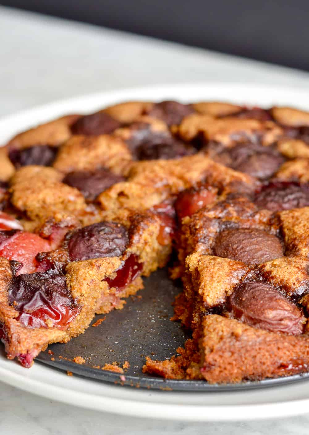 Fresh Plum Cake (Gluten-Free + Paleo)