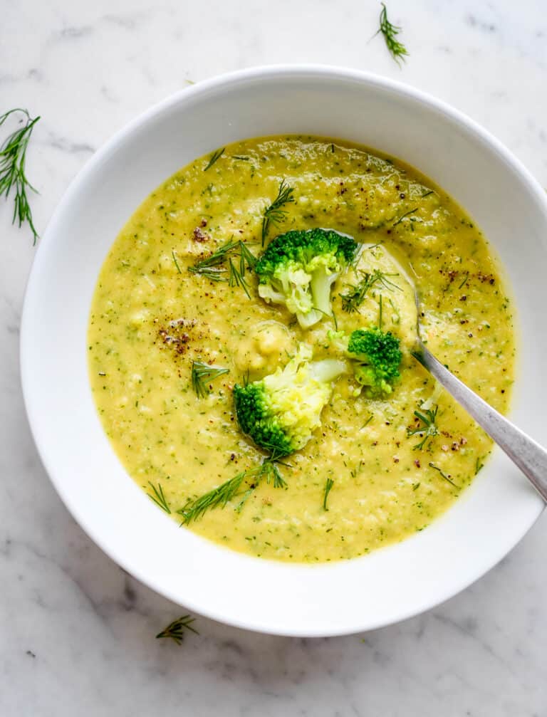 Creamy Broccoli Soup (Paleo, Vegan) | Eat Well Enjoy Life