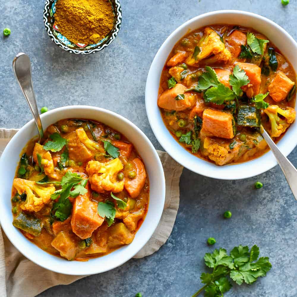 Indian Vegetable Stew (Vegan or Paleo Option) | Eat Well Enjoy Life