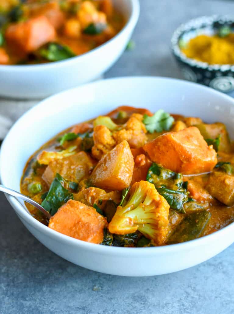 Indian Vegetable Stew (Vegan or Paleo Option) | Eat Well Enjoy Life