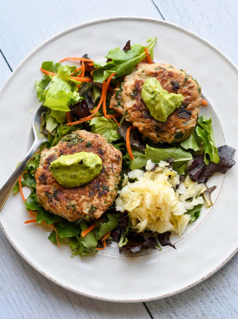 Kale Mushroom Turkey Burgers | Eat Well Enjoy Life