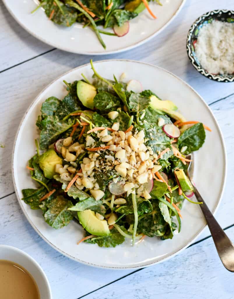 Baby Kale Salad with Creamy Asian Dressing Eat Well Enjoy Life