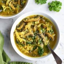 Healing Mushroom and Cabbage Soup | Eat Well Enjoy Life