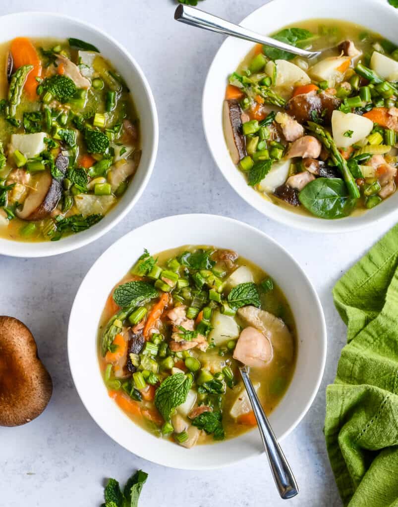 Spring Vegetable and Chicken Stew (AIP, Low Carb) | Eat Well Enjoy Life
