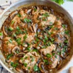 Paleo mushroom chicken.