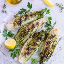 Easy Grilled Romaine Lettuce (Paleo, Vegan) | Eat Well Enjoy Life