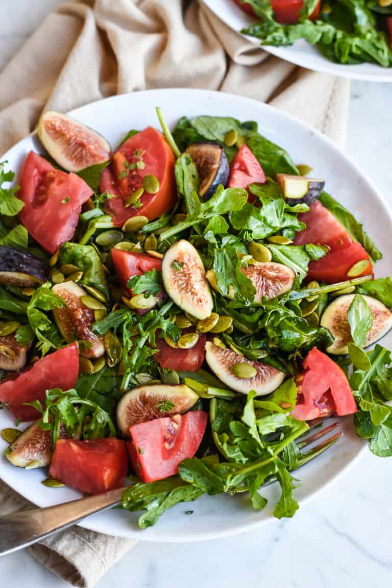 Fig Arugula Tomato Salad
