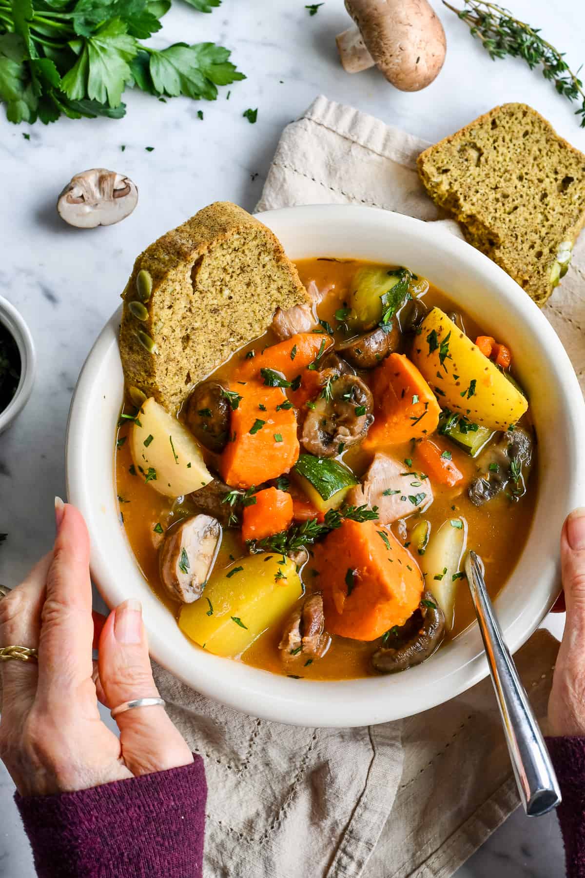 Hearty Chicken Stew (Paleo, Gluten Free)