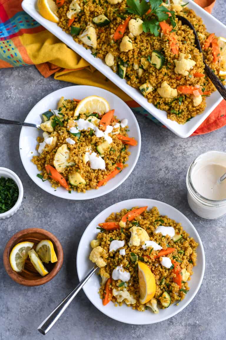 Middle Eastern Quinoa with Vegetables