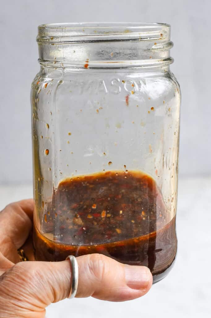 Rainbow Pad Thai sauce in jar
