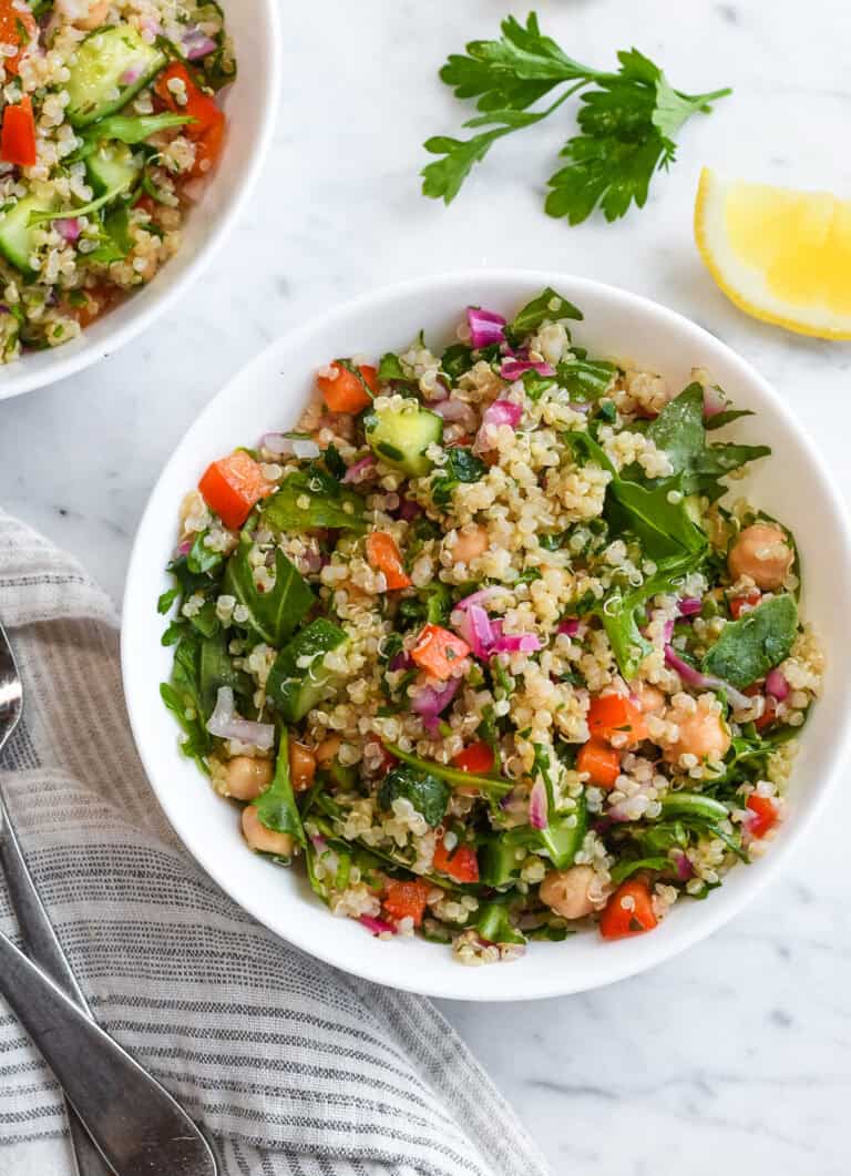 High Protein Quinoa Salad