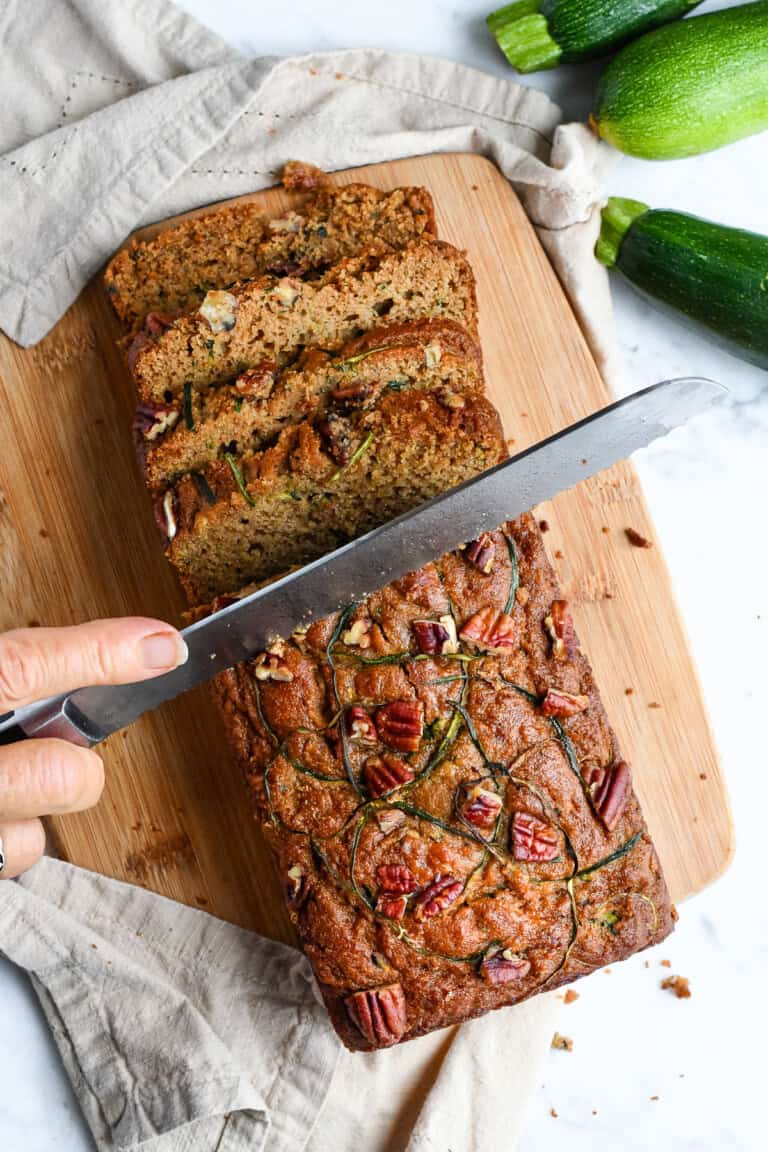 Olive Oil Zucchini Bread (Gluten Free, Paleo)