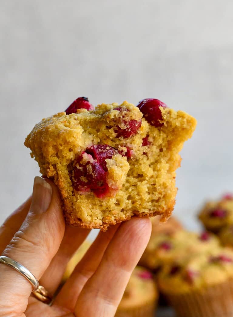 Cranberry Orange Muffins (Gluten Free, Paleo)