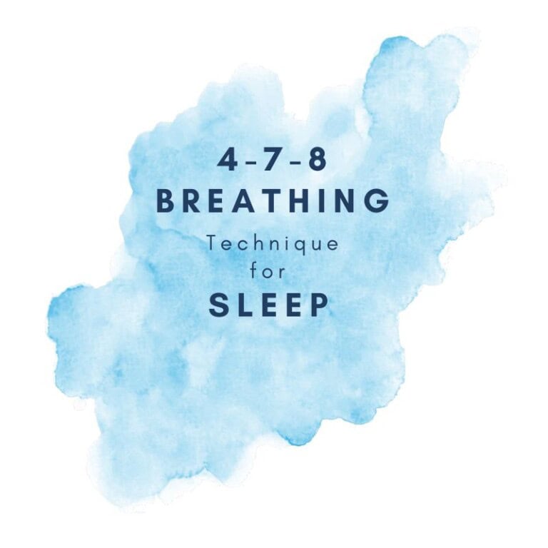 Easy 4-7-8 Breathing Technique For Sleep