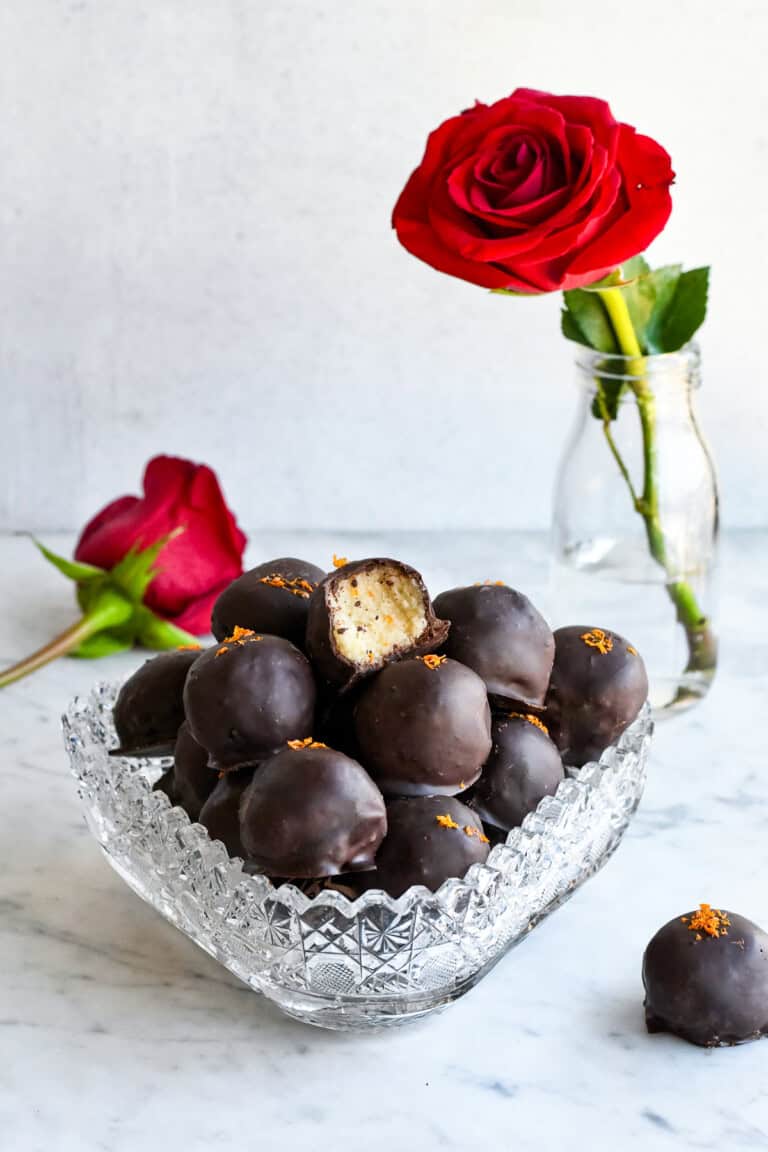 Vegan Coconut Truffles with Orange