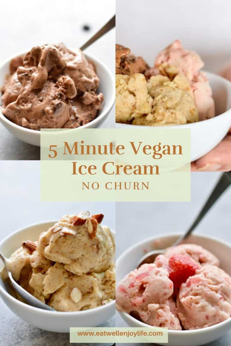 5 Minute Vegan Ice Cream – 3 Amazing Flavors