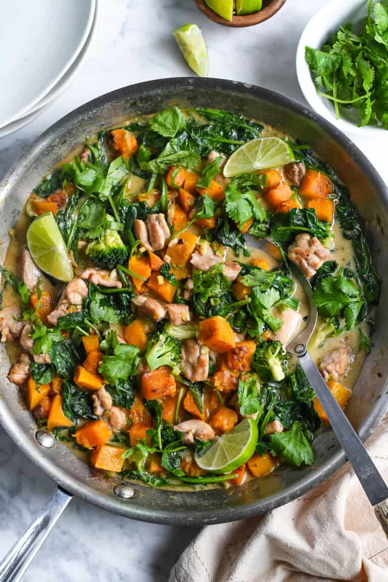 Ginger Coconut Chicken with Butternut Squash