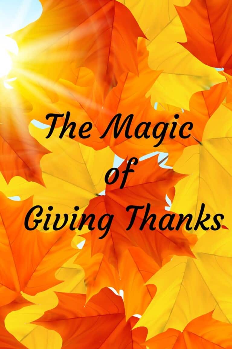 The Magic of Giving Thanks