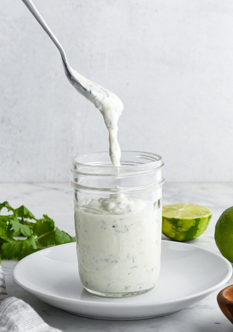 Creamy Lime Cilantro Sauce